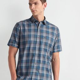 Arrow Sport Checked Cotton Casual Shirt-picture-28