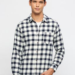 Pepe Jeans Gingham Checked Pure Cotton Casual Shirt-picture-43