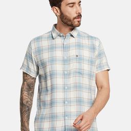 METTLE Men Tartan Checks Opaque Checked Casual Shirt-picture-41