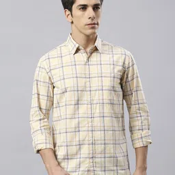 Klub Fox Men Checks Casual Slim Fit Shirt-picture-27