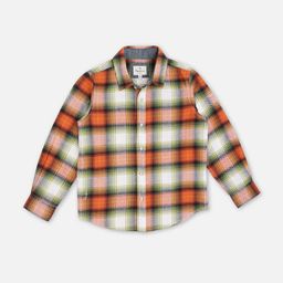 Pepe Jeans Boys Tartan Checked Pure Cotton Casual Shirt-image-90