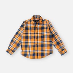 Pepe Jeans Boys Tartan Checked Pure Cotton Casual Shirt-image-28