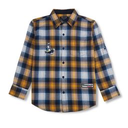 Gini and Jony Boys Others Checked Spread Collar Long Sleeve Pocket Cotton Casual Shirt-image-82