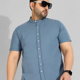 Instafab Plus Size Men Casual Cotton Shirt-image-49