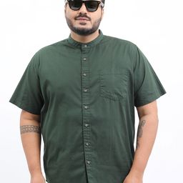 HIGHLANDER Men Plus Size Cotton Slim Fit Casual Shirt-image-31