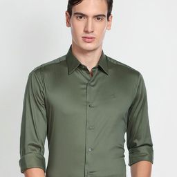 Arrow New York Men Slim Fit Casual Cotton Shirt-picture-34
