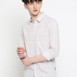 Being Human Slim Fit Micro Ditsy Printed Casual Shirt-image-17