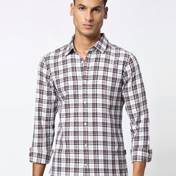 Being Human Slim Fit Cotton Casual Shirt-image-14