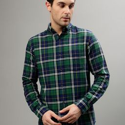 GANT Tartan Checked Button-Down Collar Casual Shirt-image-77