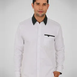 SHIRT THEORY Men White Comfort Casual Shirt-picture-11