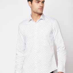 Crimsoune Club Comfort Micro Printed Casual Shirt-image-7