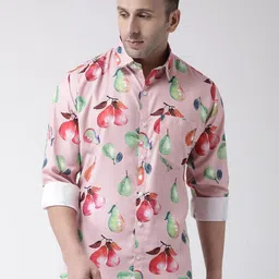 Hangup Men Slim Fit Conversational Printed Casual Shirt-image-15