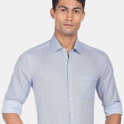 Arrow Men Slim Fit Printed Cotton Formal Shirt-picture-48