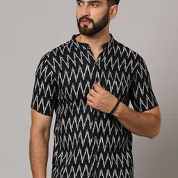 FABRIC FITOOR Men Relaxed Opaque Printed Casual Shirt-image-83