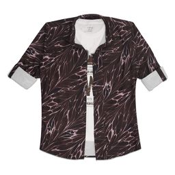 CAVIO Boys Graphic Printed Spread Collar Full Sleeves Cotton Casual Shirt & T-Shirt-image-57