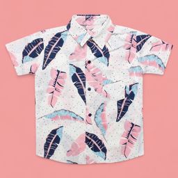 Superminis Boys Relaxed Floral Printed Casual Shirt-image-90