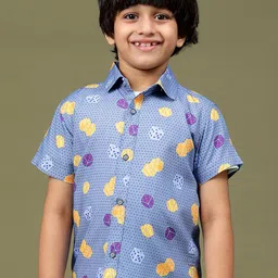 TALES & STORIES Boys Conversational Printed Casual Shirt-image-98