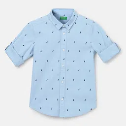 United Colors of Benetton Boys Conversational Printed Cotton Casual Shirt-image-68