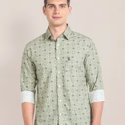 U.S. Polo Assn. Printed Classic Cotton Casual Shirt-picture-28