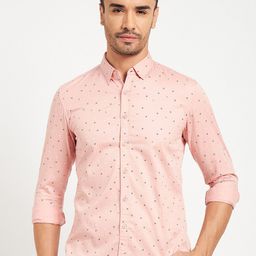 CAMLA Micro Ditsy Printed Cotton Casual Shirt-image-58