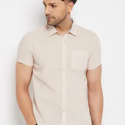 CAMLA Spread Collar Cotton Casual Shirt-image-29