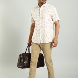 Indian Terrain Slim Fit Floral Printed Casual Shirt-image-80
