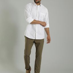 Indian Terrain Slim Fit Floral Printed Cotton Casual Shirt-picture-6