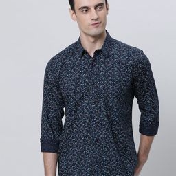 THE SOUL PATROL Spread collar Long Sleeves Floral Opaque Printed Cotton Casual Shirt-image-20