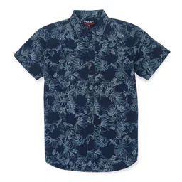 Gini and Jony Boys Floral Printed Cotton Casual Shirt-image-65