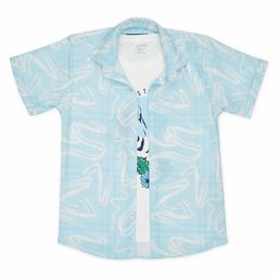 CAVIO Boys Comfort Abstract Printed Casual Cotton Shirt With T-Shirt-image-23