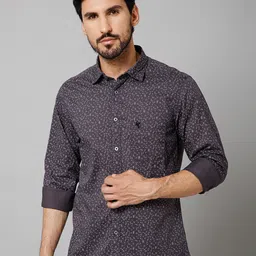 Cantabil Comfort Floral Printed Cotton Casual Shirt-picture-27