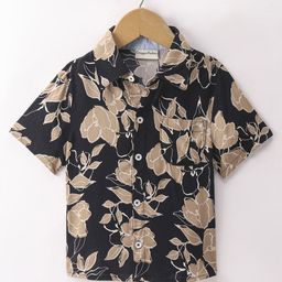 CrayonFlakes Boys Floral Regular Printed Casual Shirt-image-86