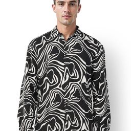 Celio Men Classic Animal Opaque Printed Casual Shirt-image-55