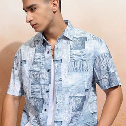 HIGHLANDER Men Opaque Printed Casual Shirt-image-51