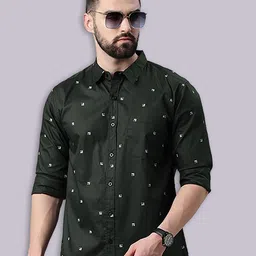 Joven Men Opaque Printed Casual Shirt-image-77