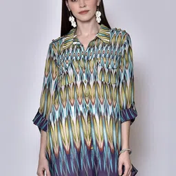 250 DESIGNS Women Multicoloured Printed Casual Shirt-50