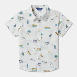 R&B Boys Conversational Printed Cotton Opaque Casual Shirt-picture-5