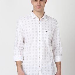Peter England Casuals Men Graphic Printed Spread Collar Casual Shirt-image-86