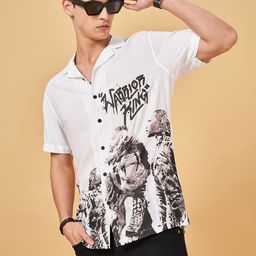 SF JEANS by Pantaloons Men Slim Fit Opaque Printed Casual Shirt-picture-10