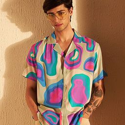 DENNISON Men Smart Block Printed Casual Shirt-image-95