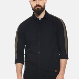 Campus Sutra Men Black Regular Fit Solid Casual Shirt-picture-39