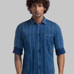 Parx Slim Fit Striped Pure Cotton Casual Shirt-image-73