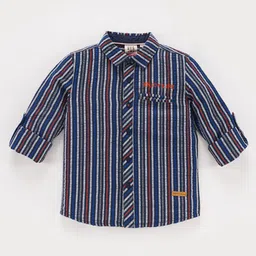Ed-a-Mamma Boys Striped Cotton Casual Shirt-picture-16
