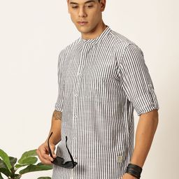 Thomas Scott Men Premium Opaque Striped Casual Shirt-picture-47