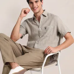 U.S. Polo Assn. Tailored Fit Opaque Striped Casual Shirt-picture-34