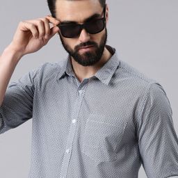 THE SOUL PATROL Spread Collar Regular Fit Pure Cotton Casual Shirt-image-55