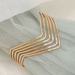 SOHI Women Gold Toned Gold Plated Armlet Bracelet-79