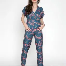 HAUTEQUE Tropical Printed Basic Jumpsuit-picture-24