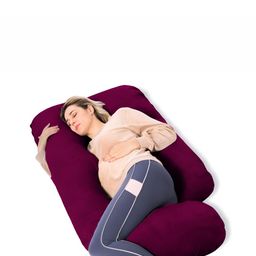 DADDY COOL Multicoloured Fibre Filled Faux Velvet Ultra Soft Maternity Pillow-image-24
