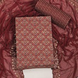 ASISA Ethnic Motifs Printed Pure Cotton Unstitched Dress Material-image-64